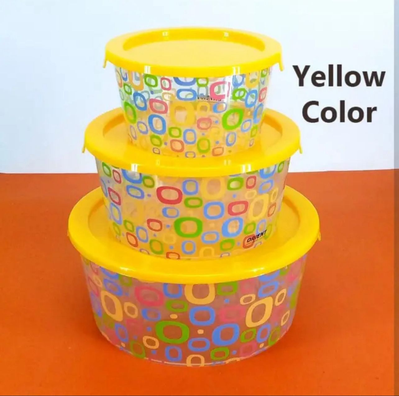 Premium Plastic Bowl set in 3 Different colors