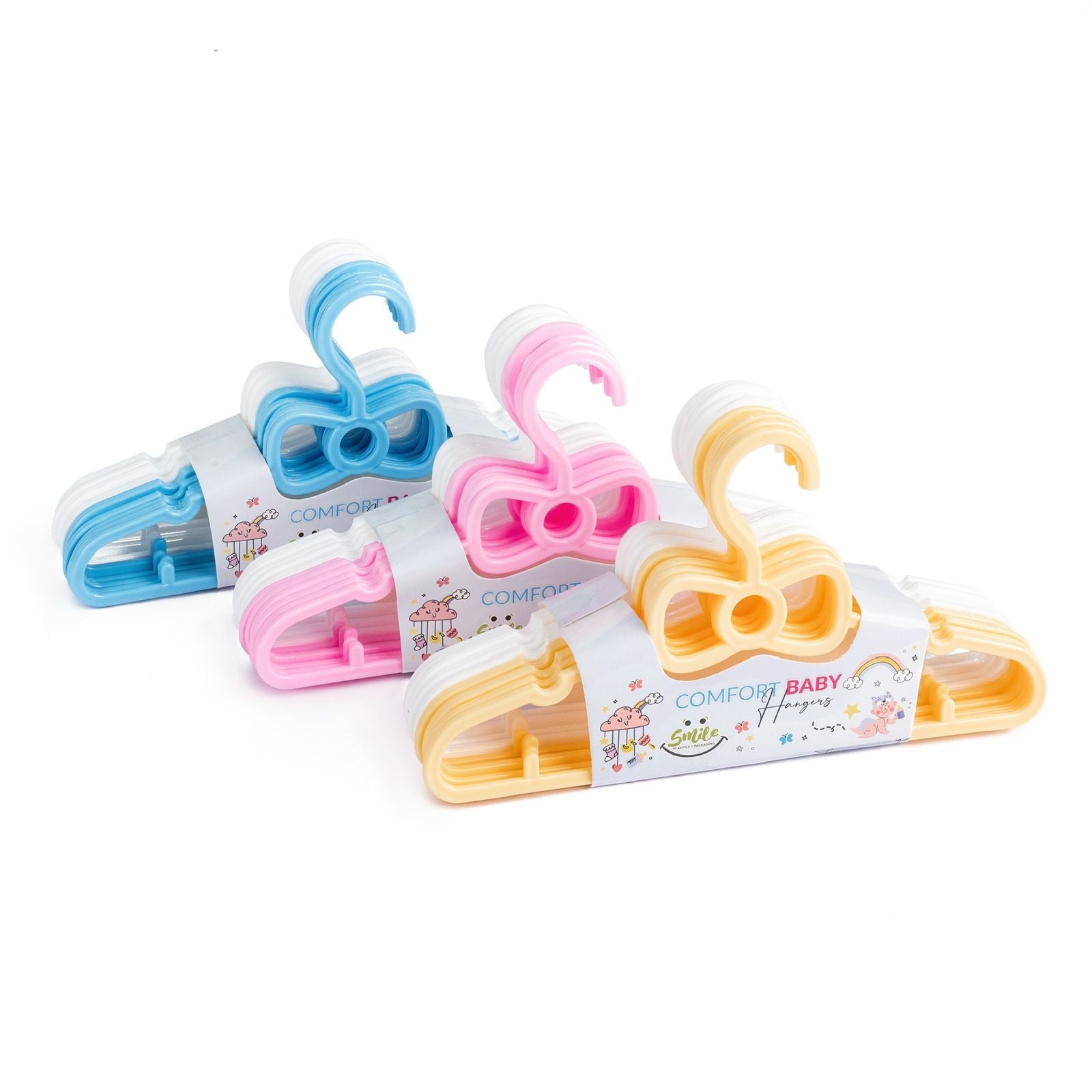 Baby Hangers - multicolor 12 piece pack