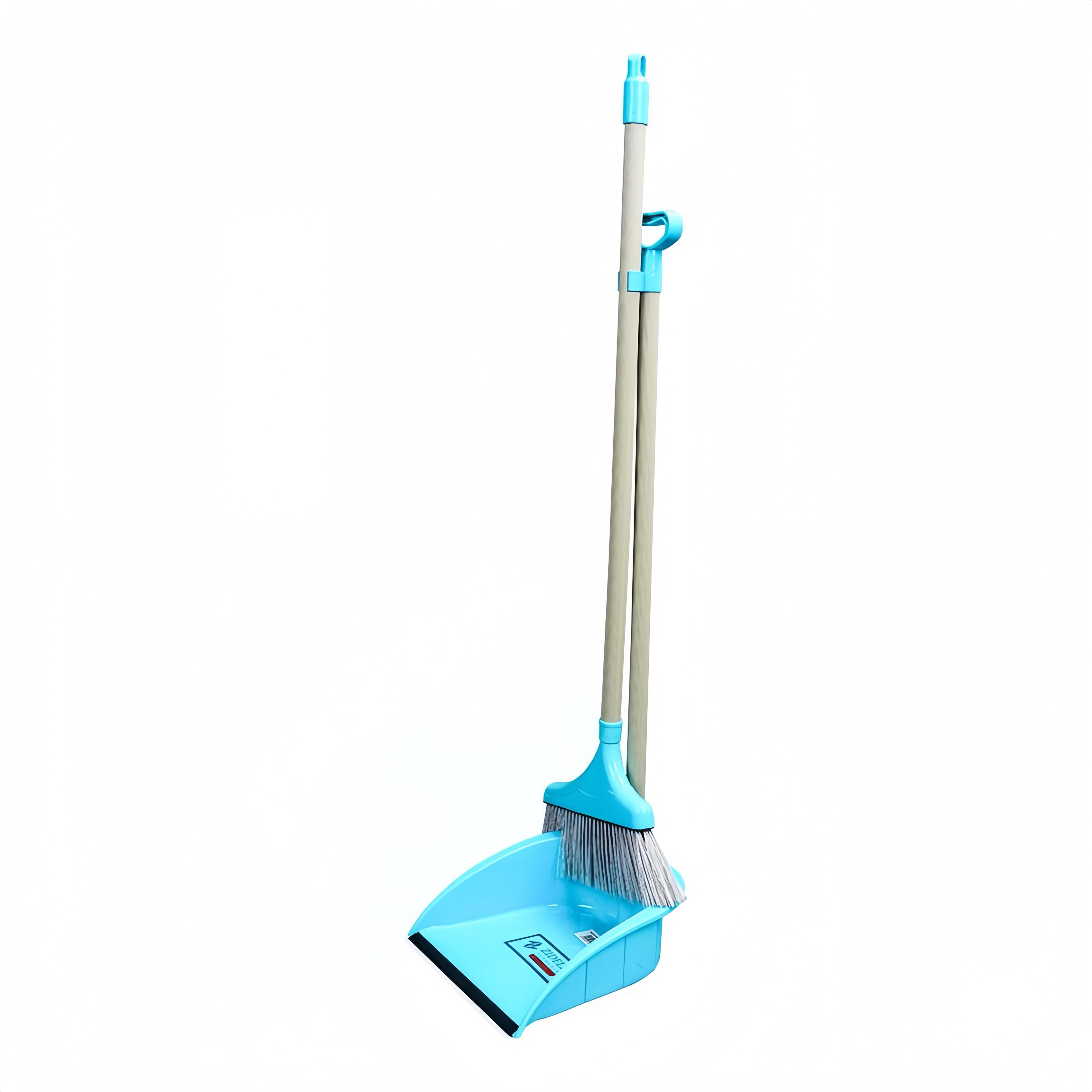 Standing broom and dustpan set