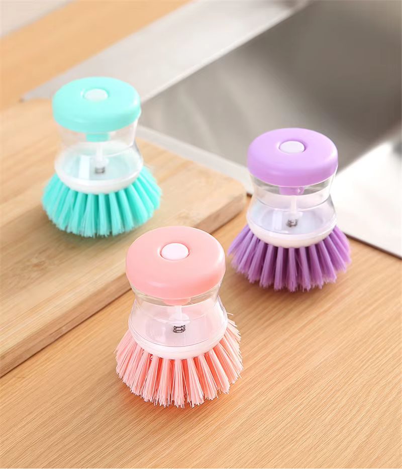 Dish Washing brush with soap dispenser