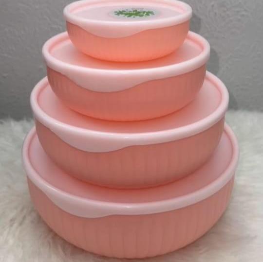 Premium Food Grade 4 piece Bowl Set/C in 3 colors