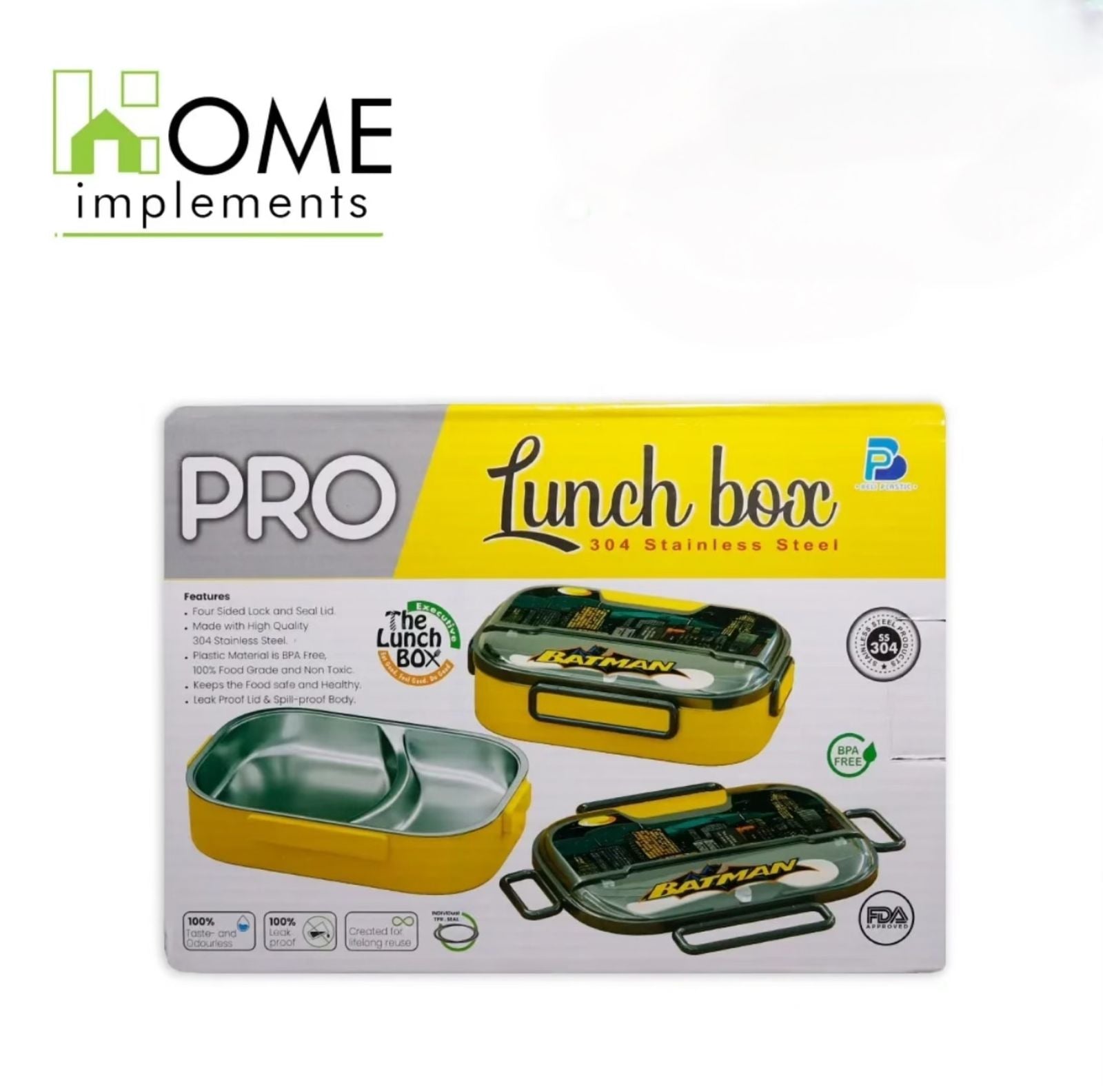 Kids School Lunch Box Stainless Steel - School Series