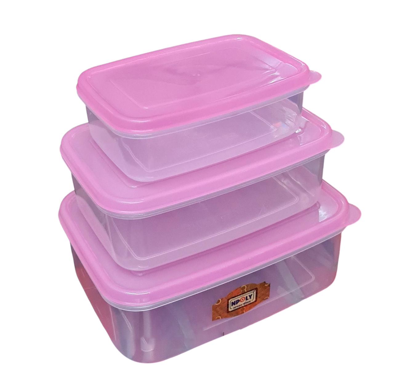 food container 3 pcs